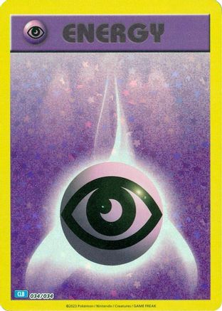 Basic Psychic Energy 034 (H) - Trading Card Game Classic - CC
