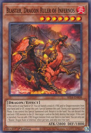 Blaster, Dragon Ruler of Infernos (SR14-EN008) - Structure Deck: Fire Kings 1st Edition Structure Deck: Fire Kings Yugioh Single Squirtle Squad Card Shop.