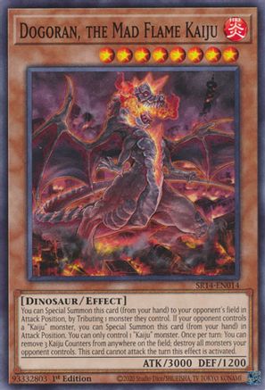 Dogoran, the Mad Flame Kaiju (SR14-EN014) - Structure Deck: Fire Kings 1st Edition Structure Deck: Fire Kings Yugioh Single Squirtle Squad Card Shop.