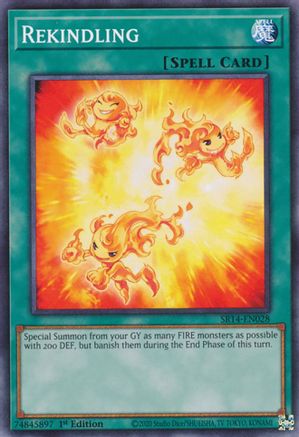Rekindling (SR14-EN028) - Structure Deck: Fire Kings 1st Edition Structure Deck: Fire Kings Yugioh Single Squirtle Squad Card Shop.
