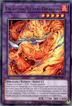 Fighting Flame Dragon (MZMI-EN005) - Maze of Millennia 1st Edition Maze of Millennia Yugioh Single Squirtle Squad Card Shop.