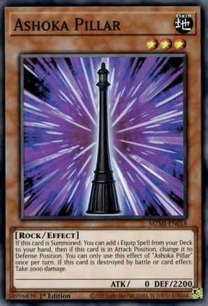 Ashoka Pillar (MZMI-EN018) - Maze of Millennia 1st Edition Maze of Millennia Yugioh Single Squirtle Squad Card Shop.