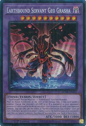 Earthbound Servant Geo Grasha (CR) (MZMI-EN031) - Maze of Millennia 1st Edition Maze of Millennia Yugioh Single Squirtle Squad Card Shop.