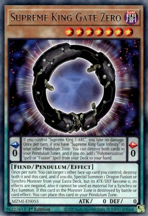 Supreme King Gate Zero (MZMI-EN055) - Maze of Millennia 1st Edition Maze of Millennia Yugioh Single Squirtle Squad Card Shop.