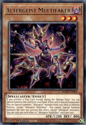 Altergeist Multifaker (MZMI-EN065) - Maze of Millennia 1st Edition Maze of Millennia Yugioh Single Squirtle Squad Card Shop.