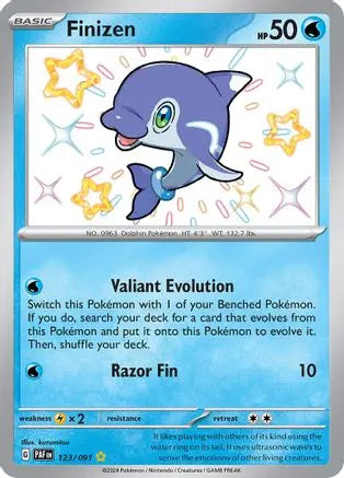 Finizen 123 - Holofoil SV Paldean Fates - Shiny Rare