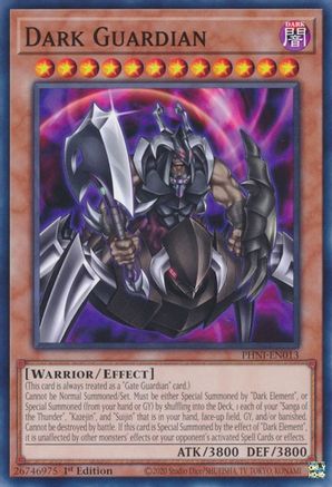 Dark Guardian (PHNI-EN013) - Phantom Nightmare 1st Edition Phantom Nightmare Yugioh Single Squirtle Squad Card Shop.