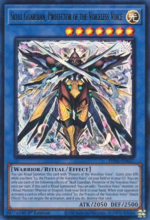 Skull Guardian, Protector of the Voiceless Voice (PHNI-EN037) - Phantom Nightmare 1st Edition Phantom Nightmare Yugioh Single Squirtle Squad Card Shop.
