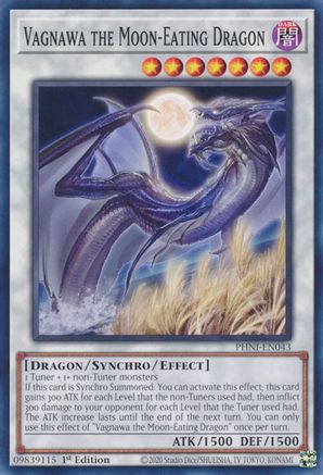 Vagnawa the Moon-Eating Dragon (PHNI-EN043) - Phantom Nightmare 1st Edition Phantom Nightmare Yugioh Single Squirtle Squad Card Shop.
