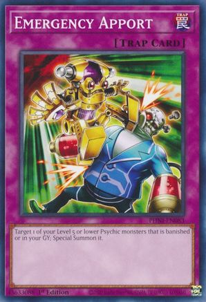Emergency Apport (PHNI-EN083) - Phantom Nightmare 1st Edition Phantom Nightmare Yugioh Single Squirtle Squad Card Shop.