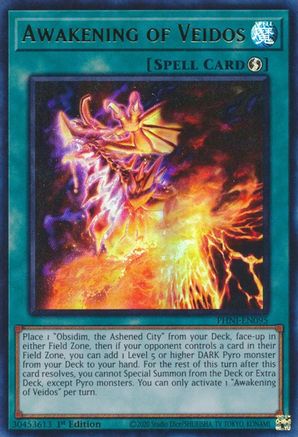 Awakening of Veidos (PHNI-EN095) - Phantom Nightmare 1st Edition Phantom Nightmare Yugioh Single Squirtle Squad Card Shop.