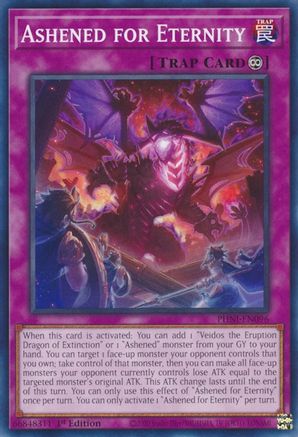 Ashened for Eternity (PHNI-EN096) - Phantom Nightmare 1st Edition Phantom Nightmare Yugioh Single Squirtle Squad Card Shop.