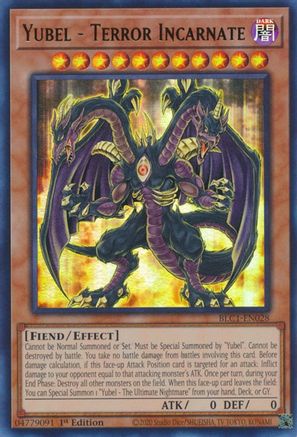 Yubel - Terror Incarnate (BLC1-EN028) - Battles of Legend: Chapter 1 1st Edition Battles of Legend: Chapter 1 Yugioh Single Squirtle Squad Card Shop.