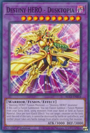 Destiny HERO - Dusktopia (BLC1-EN054) - Battles of Legend: Chapter 1 1st Edition Battles of Legend: Chapter 1 Yugioh Single Squirtle Squad Card Shop.