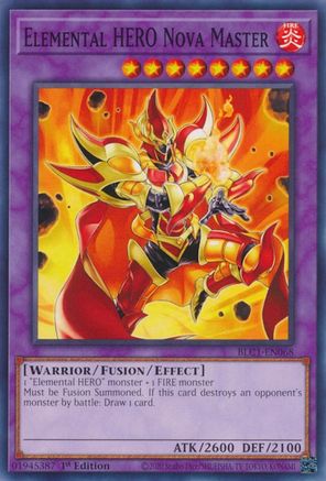 Elemental HERO Nova Master (BLC1-EN068) - Battles of Legend: Chapter 1 1st Edition Battles of Legend: Chapter 1 Yugioh Single Squirtle Squad Card Shop.