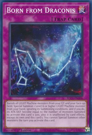 Born from Draconis (BLC1-EN106) - Battles of Legend: Chapter 1 1st Edition Battles of Legend: Chapter 1 Yugioh Single Squirtle Squad Card Shop.