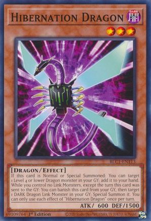 Hibernation Dragon (BLC1-EN113) - Battles of Legend: Chapter 1 1st Edition Battles of Legend: Chapter 1 Yugioh Single Squirtle Squad Card Shop.