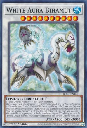 White Aura Bihamut (BLC1-EN162) - Battles of Legend: Chapter 1 1st Edition Battles of Legend: Chapter 1 Yugioh Single Squirtle Squad Card Shop.