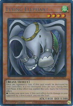 Flying Elephant (Silver) (BLC1-EN017) - Battles of Legend: Chapter 1 1st Edition Battles of Legend: Chapter 1 Yugioh Single Squirtle Squad Card Shop.