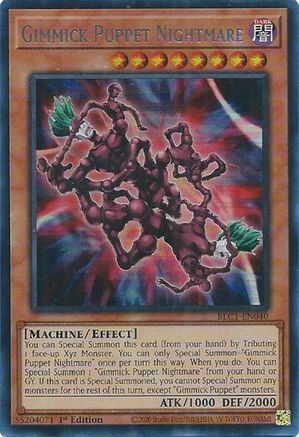 Gimmick Puppet Nightmare (Silver) (BLC1-EN040) - Battles of Legend: Chapter 1 1st Edition Battles of Legend: Chapter 1 Yugioh Single Squirtle Squad Card Shop.