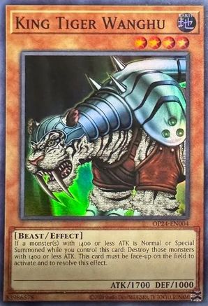 King Tiger Wanghu (OP24-EN004) - OTS Tournament Pack 24 Unlimited OTS Tournament Pack 24 Yugioh Single Squirtle Squad Card Shop.