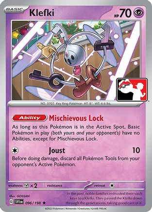 Klefki 096 - Holofoil Prize Pack Series Cards - Rare Prize Pack Series Cards Pokemon Single Squirtle Squad Card Shop.