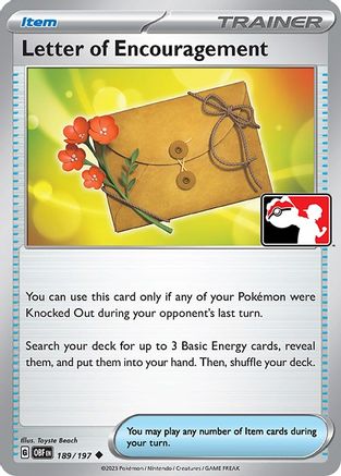 Letter of Encouragement 189 Prize Pack Series Cards - Uncommon Prize Pack Series Cards Pokemon Single Squirtle Squad Card Shop.