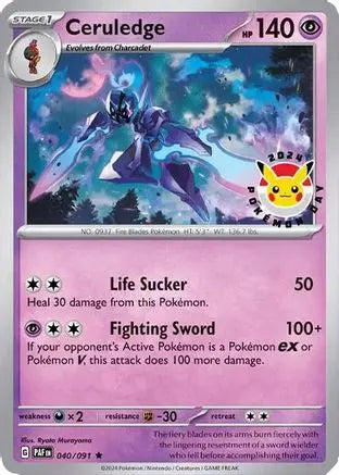 Ceruledge (Pokemon Day 2024) 040/091 - Holofoil Miscellaneous Cards & Products - Promo