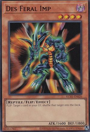 Des Feral Imp (KC01-EN026) - 25th Anniversary Ultimate Kaiba Set Unlimited 25th Anniversary Ultimate Kaiba Set Yugioh Single Squirtle Squad Card Shop.
