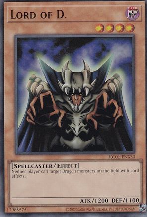 Lord of D. (KC01-EN030) - 25th Anniversary Ultimate Kaiba Set Unlimited 25th Anniversary Ultimate Kaiba Set Yugioh Single Squirtle Squad Card Shop.