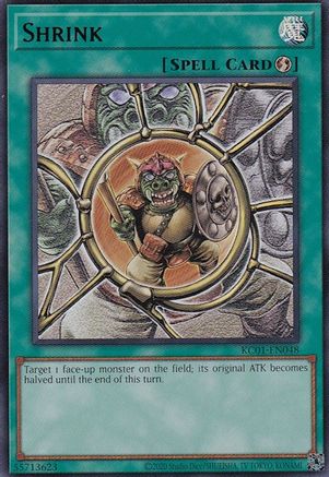 Shrink (KC01-EN048) - 25th Anniversary Ultimate Kaiba Set Unlimited 25th Anniversary Ultimate Kaiba Set Yugioh Single Squirtle Squad Card Shop.