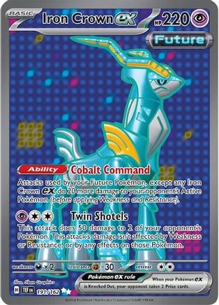 Iron Crown ex 191/162 - Holofoil SV05 Temporal Forces - Ultra Rare SV05: Temporal Forces Pokemon Single Squirtle Squad Card Shop.