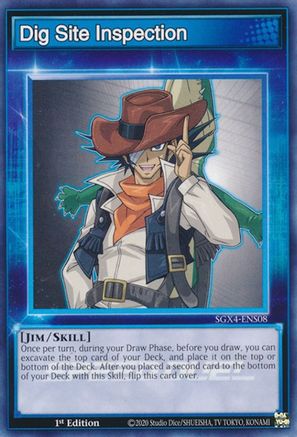 Dig Site Inspection (SGX4-ENS08) - Speed Duel GX: Midterm Destruction 1st Edition Speed Duel GX: Midterm Destruction Yugioh Single Squirtle Squad Card Shop.