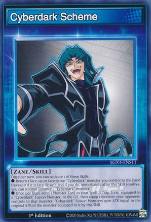 Cyberdark Scheme (SGX4-ENS11) - Speed Duel GX: Midterm Destruction 1st Edition Speed Duel GX: Midterm Destruction Yugioh Single Squirtle Squad Card Shop.