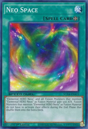 Neo Space (SGX4-ENA11) - Speed Duel GX: Midterm Destruction 1st Edition Speed Duel GX: Midterm Destruction Yugioh Single Squirtle Squad Card Shop.