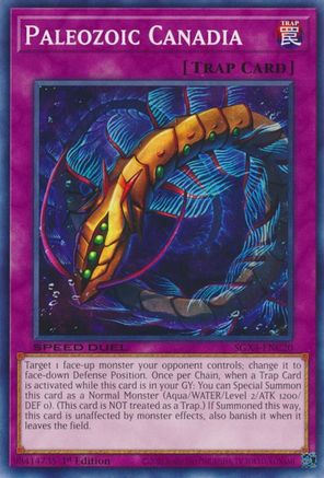 Paleozoic Canadia (SGX4-ENC20) - Speed Duel GX: Midterm Destruction 1st Edition Speed Duel GX: Midterm Destruction Yugioh Single Squirtle Squad Card Shop.