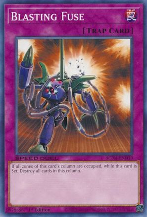 Blasting Fuse (SGX4-END19) - Speed Duel GX: Midterm Destruction 1st Edition Speed Duel GX: Midterm Destruction Yugioh Single Squirtle Squad Card Shop.