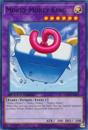 Mokey Mokey King (SGX4-ENE08) - Speed Duel GX: Midterm Destruction 1st Edition Speed Duel GX: Midterm Destruction Yugioh Single Squirtle Squad Card Shop.