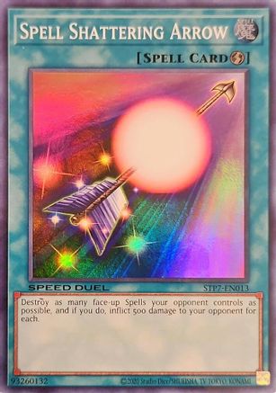 Spell Shattering Arrow (STP7-EN013) - Speed Duel: Tournament Pack 7 Unlimited Speed Duel: Tournament Pack 7 Yugioh Single Squirtle Squad Card Shop.