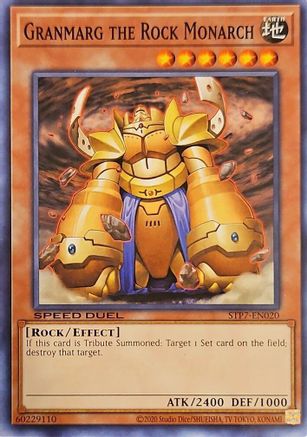 Granmarg the Rock Monarch (STP7-EN020) - Speed Duel: Tournament Pack 7 Unlimited Speed Duel: Tournament Pack 7 Yugioh Single Squirtle Squad Card Shop.