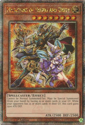 Magicians of Bonds and Unity (Quarter Century Secret Rare) (LEDE-EN000) - Legacy of Destruction 1st Edition Legacy of Destruction Yugioh Single Squirtle Squad Card Shop.