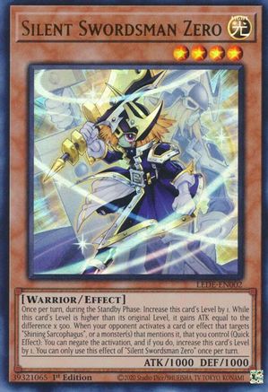 Silent Swordsman Zero (LEDE-EN002) - Legacy of Destruction 1st Edition Legacy of Destruction Yugioh Single Squirtle Squad Card Shop.
