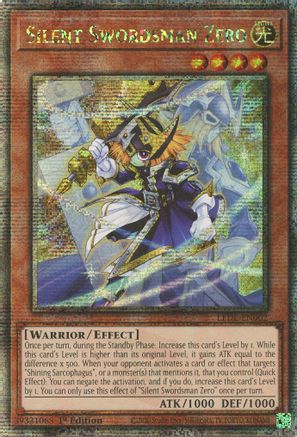 Silent Swordsman Zero (Quarter Century Secret Rare) (LEDE-EN002) - Legacy of Destruction 1st Edition Legacy of Destruction Yugioh Single Squirtle Squad Card Shop.