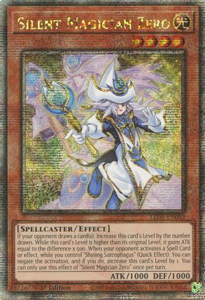 Silent Magician Zero (Quarter Century Secret Rare) (LEDE-EN003) - Legacy of Destruction 1st Edition Legacy of Destruction Yugioh Single Squirtle Squad Card Shop.