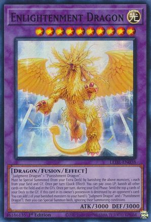 Enlightenment Dragon (LEDE-EN038) - Legacy of Destruction 1st Edition Legacy of Destruction Yugioh Single Squirtle Squad Card Shop.
