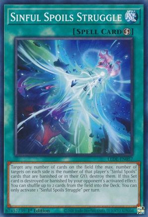 Sinful Spoils Struggle (LEDE-EN057) - Legacy of Destruction 1st Edition Legacy of Destruction Yugioh Single Squirtle Squad Card Shop.