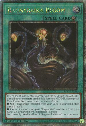 Ragnaraika Bloom (Quarter Century Secret Rare) (LEDE-EN058) - Legacy of Destruction 1st Edition Legacy of Destruction Yugioh Single Squirtle Squad Card Shop.