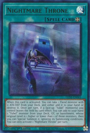 Nightmare Throne (LEDE-EN061) - Legacy of Destruction 1st Edition Legacy of Destruction Yugioh Single Squirtle Squad Card Shop.
