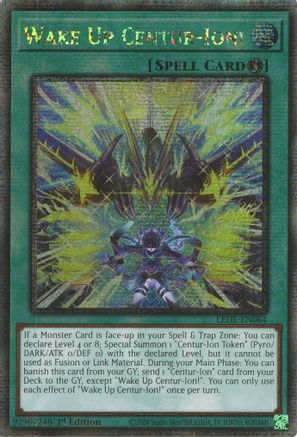 Wake Up Centur-Ion! (Quarter Century Secret Rare) (LEDE-EN064) - Legacy of Destruction 1st Edition Legacy of Destruction Yugioh Single Squirtle Squad Card Shop.