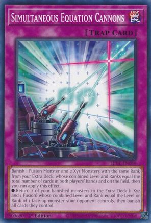 Simultaneous Equation Cannons (LEDE-EN080) - Legacy of Destruction 1st Edition Legacy of Destruction Yugioh Single Squirtle Squad Card Shop.